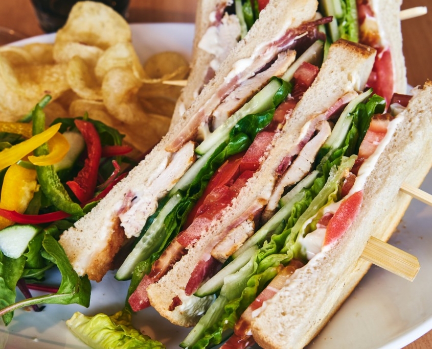 Club Sandwich at The Dornoch Coach House